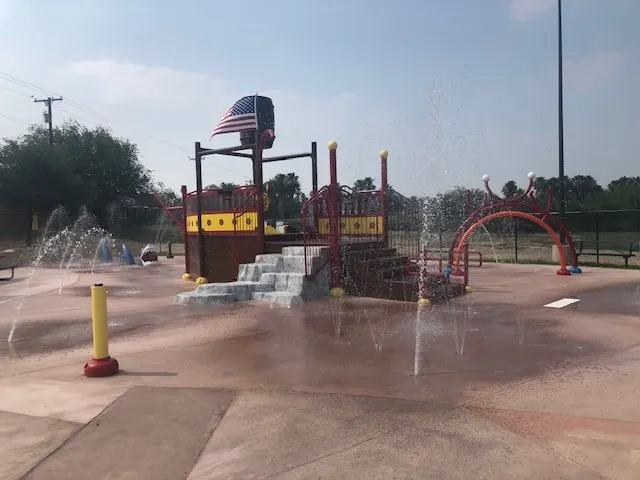 Arturo N. Benavides Sr. Splash Park pirate ship water playset — Laredo, TX