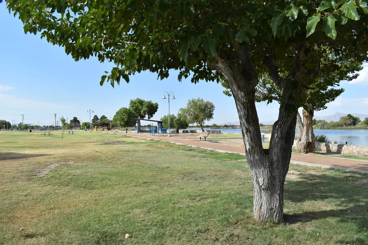 Playground near the lake at Ascarate Park — El Paso, TX