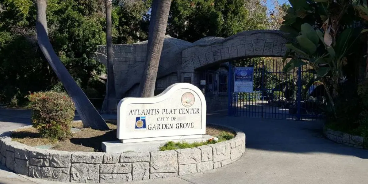 Atlantis Play Center entrance — Garden Grove, CA