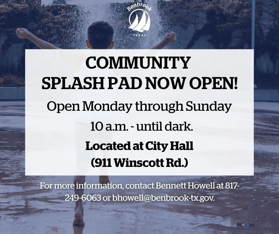 Benbrook Community Splash Pad at City Hall — Benbrook, TX