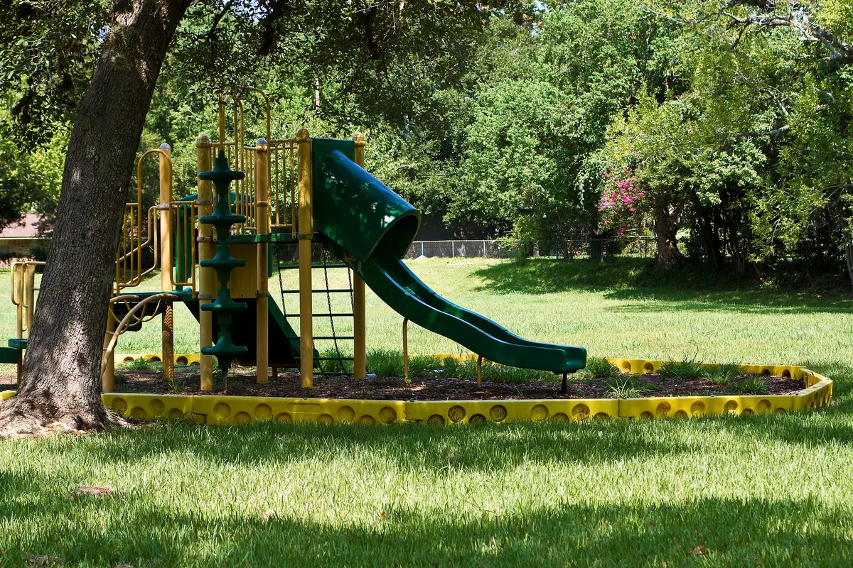 Playground and splash pad at Captain R.R. Terry Park — Lake Jackson, TX