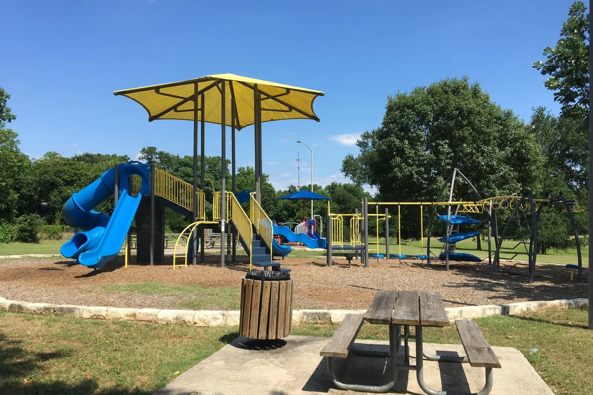 Children's Park at Dunbar shaded playground — San Marcos, TX