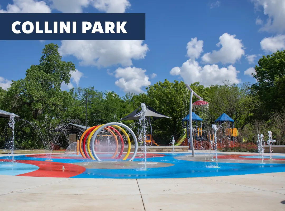 Collini Park splash pad — Mansfield, TX