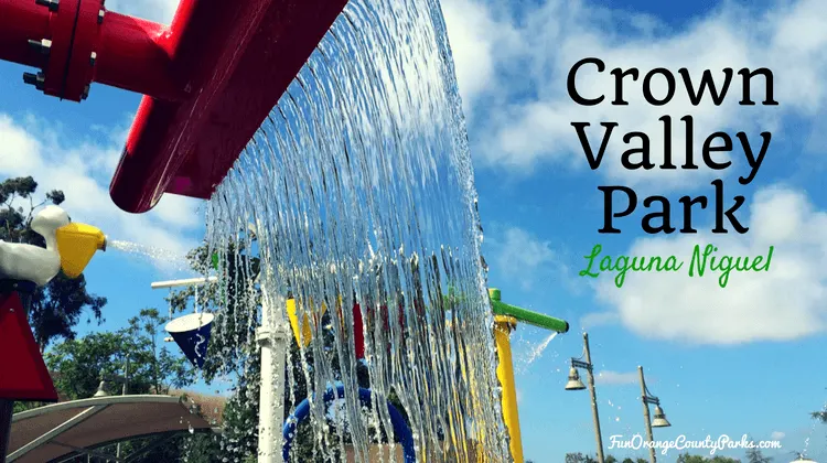 Forest-themed playground and park facilities at Crown Valley Park — Laguna Niguel, CA