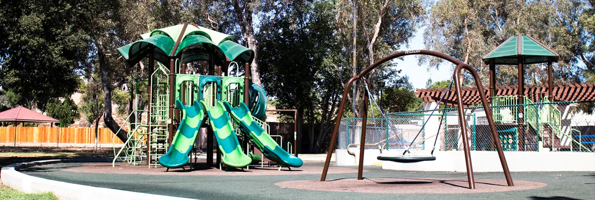 Enchanted Hills Park splash pad water elements