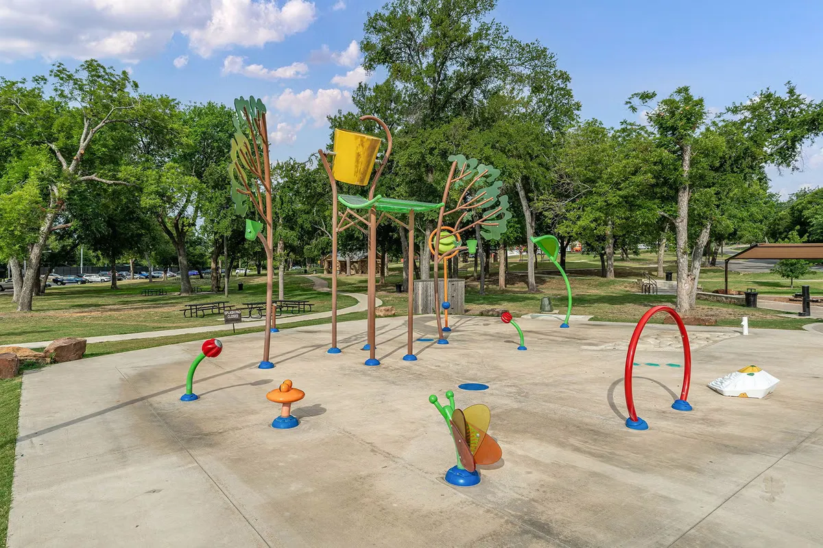 Finch Park splash pad — McKinney, TX