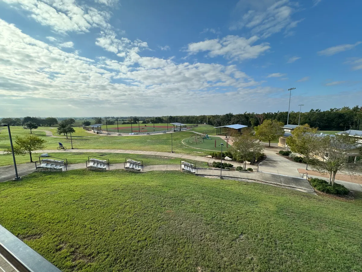 Playground area at Franklin Ranch Community Park — Franklin, TX