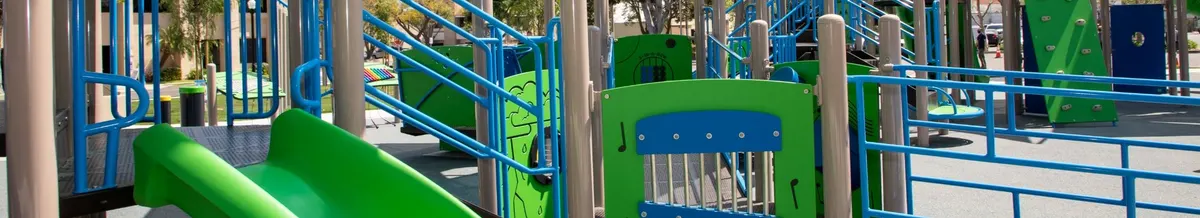 Frontier Park western-themed playground — Tustin, CA