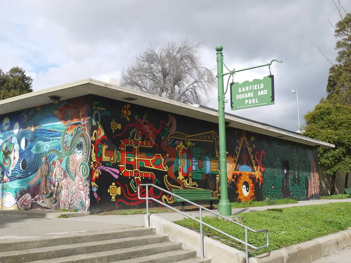 Garfield Square Park pool and rec center - San Francisco, CA