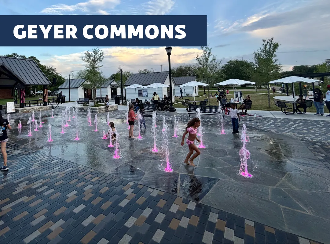 Geyer Commons splash pad — Mansfield, TX