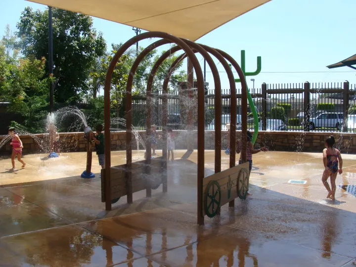 Harry M. Dotson Park splash pad — Stanton, CA