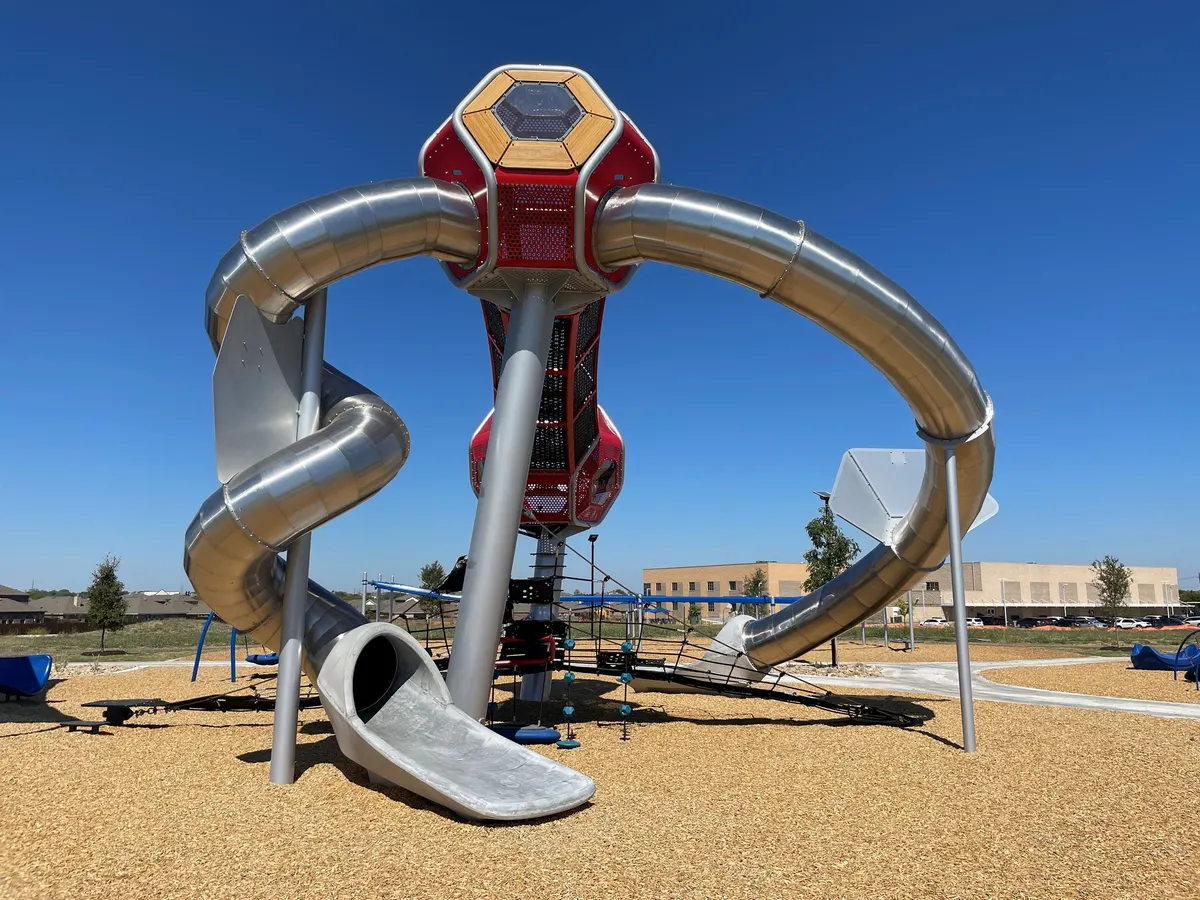 Joe Burger Park Hedra playground — Fate, TX