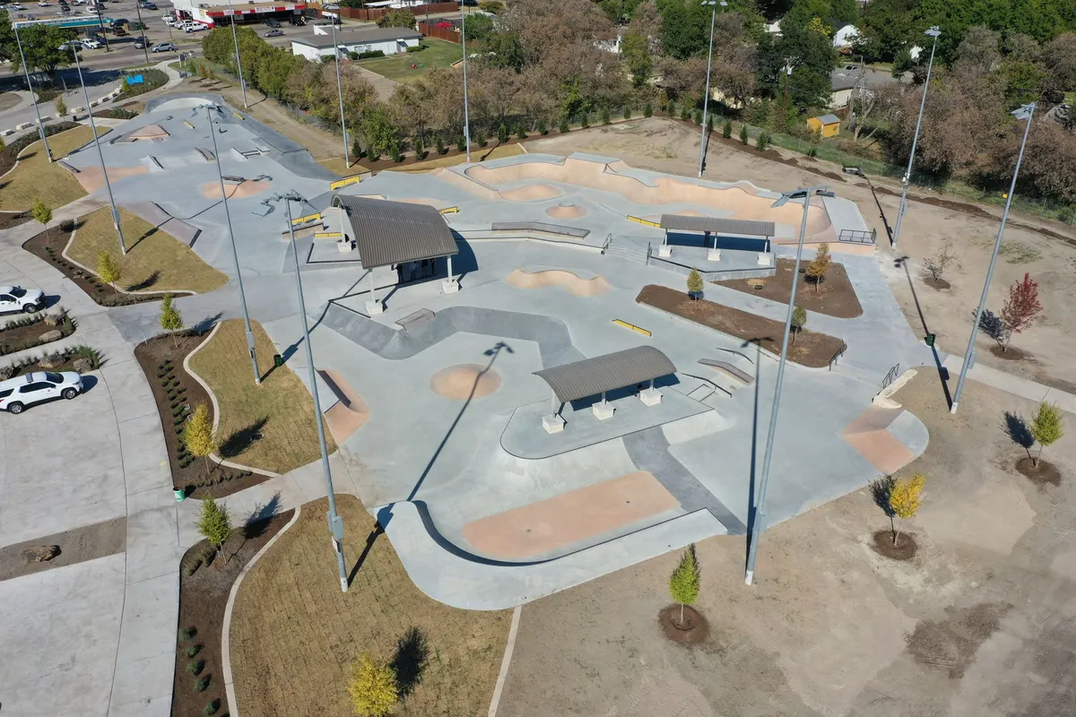Jon Comer Skatepark — Garland, TX