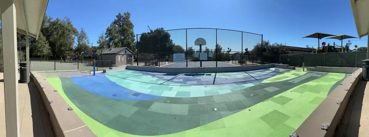 Jonny D. Wallis Neighborhood Park splash pad — Goleta, CA