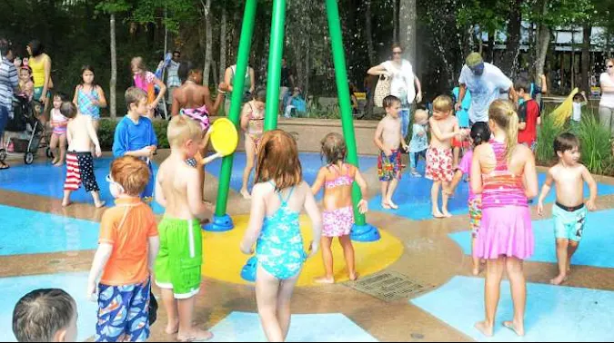 May Valley Sprayground splash pad — The Woodlands, TX