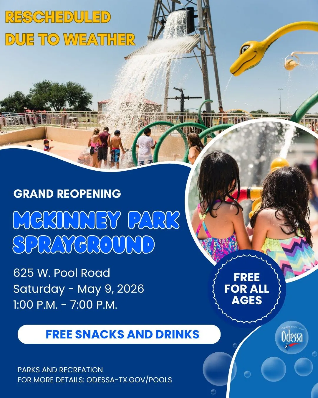 McKinney Park Sprayground — Odessa, TX