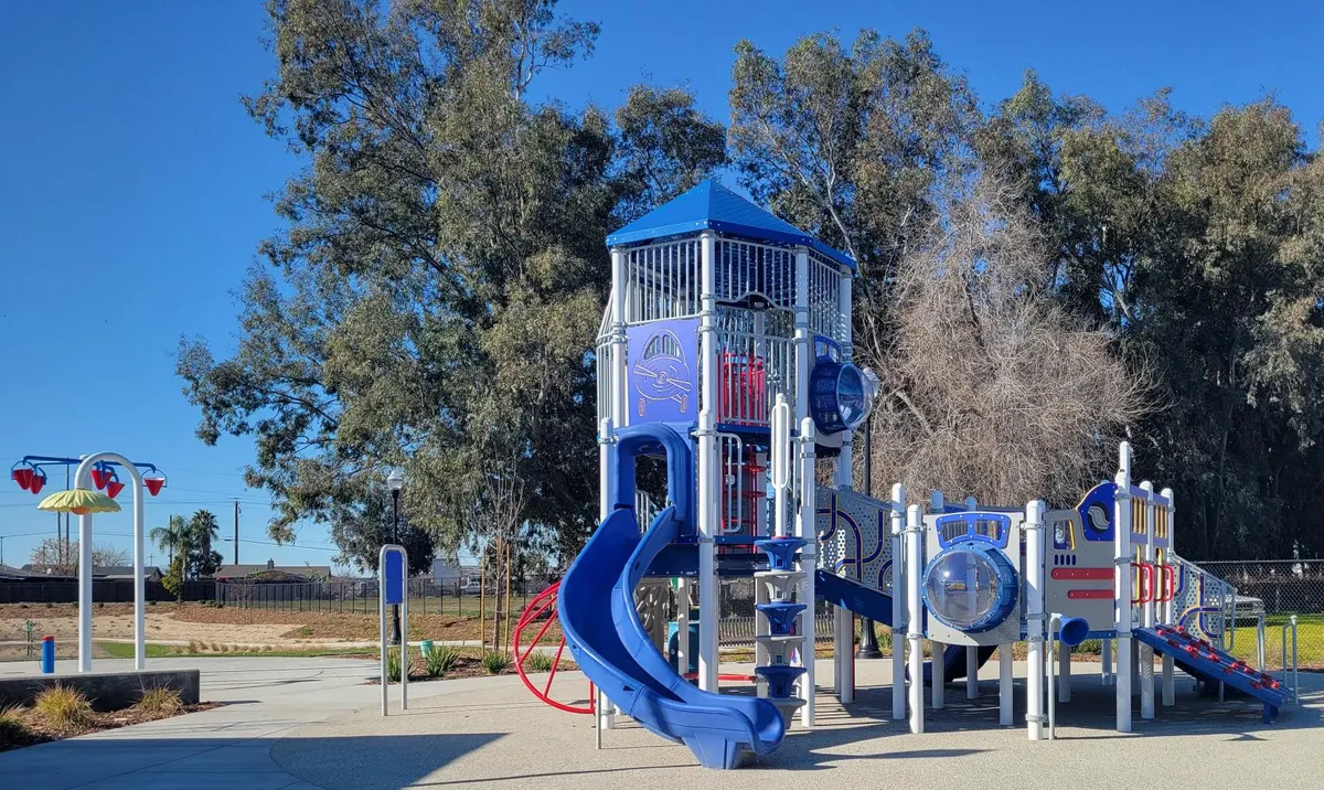 Missionary Minnie Lee Cotton Park splash pad in Lathrop, CA