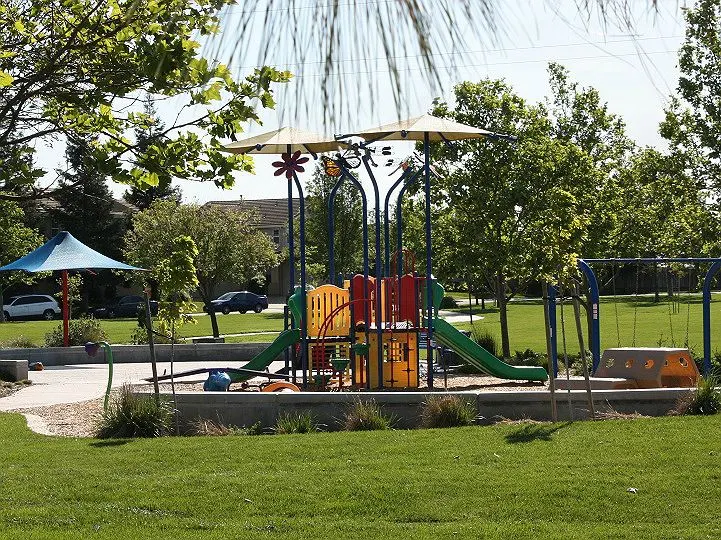 Nottoli Park butterfly splash pad feature — Elk Grove, CA