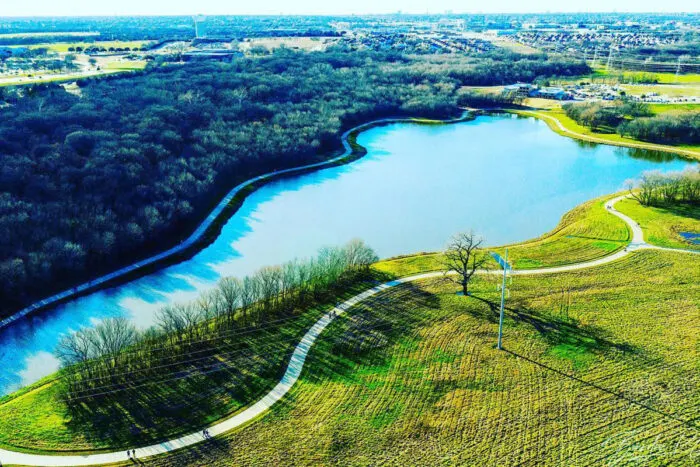 Oak Point Park nature trails and green space — Plano, TX
