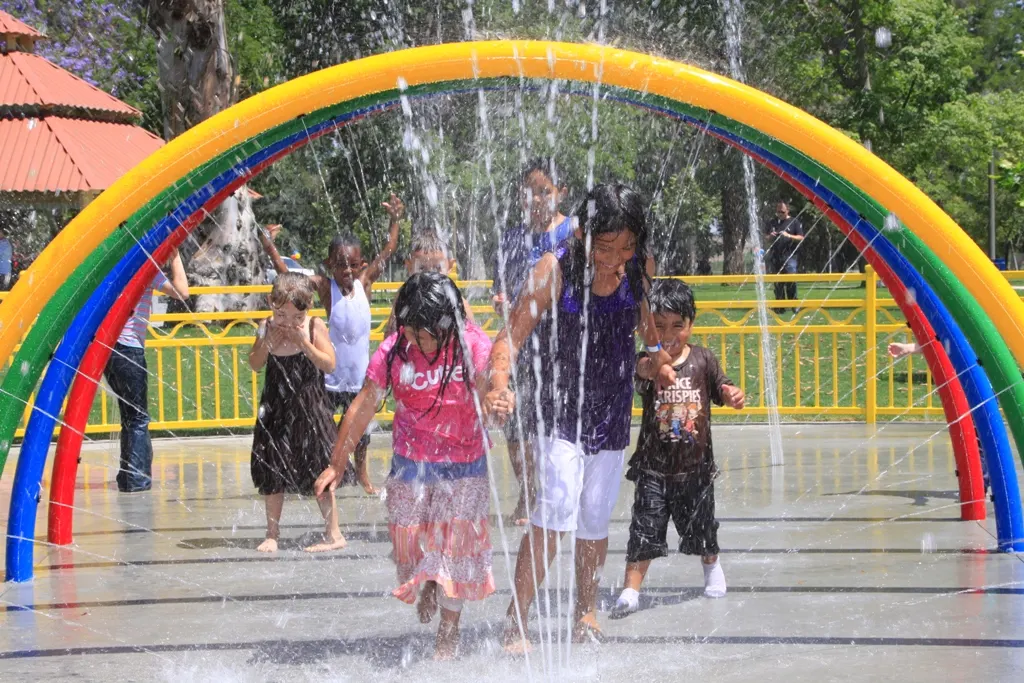 Playground and sports fields at Orange Terrace Park — Riverside, CA