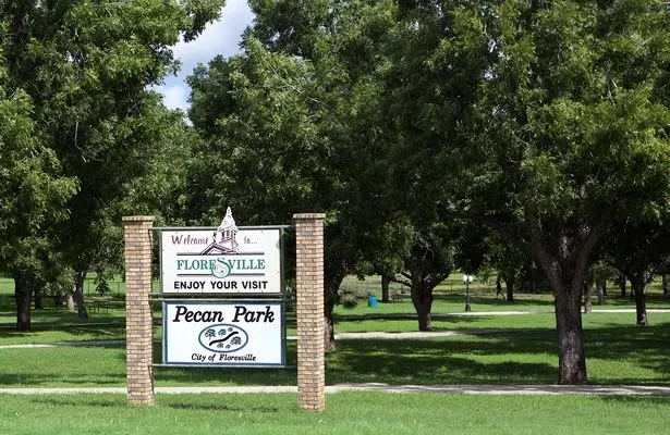 Playground equipment at Pecan Park — Floresville, TX