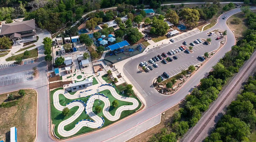 Play for All Abilities Park inclusive play village — Round Rock, TX
