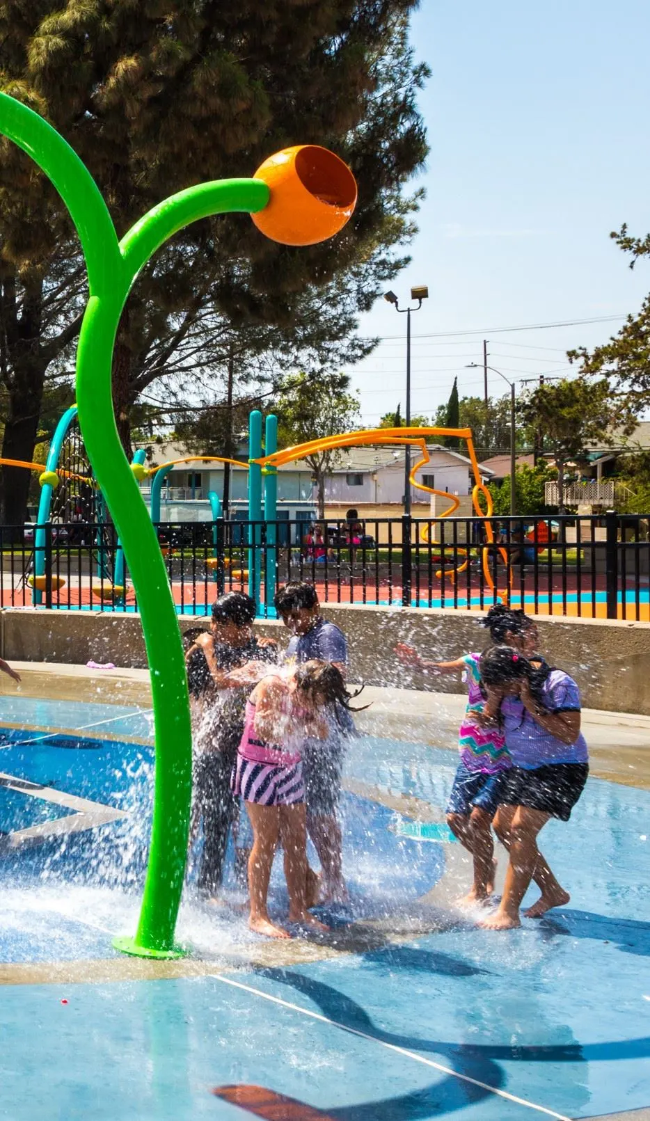 Ponderosa Park Water Play Zone — Anaheim, CA