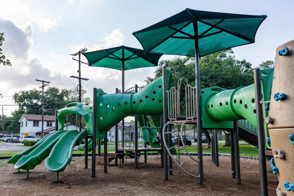 Tugboat Island play structure at Port Neches Riverfront Park — Port Neches, TX