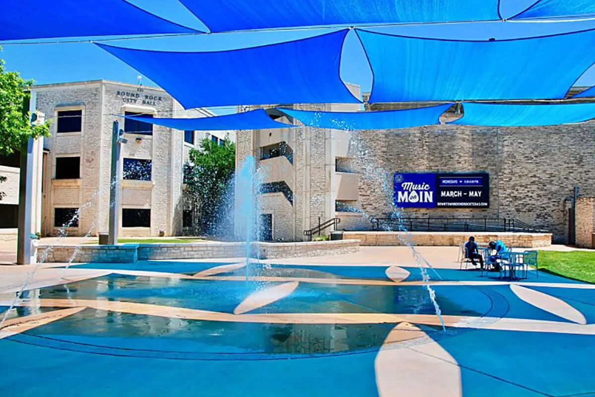 Prete Main Street Plaza Fountain — Round Rock, TX