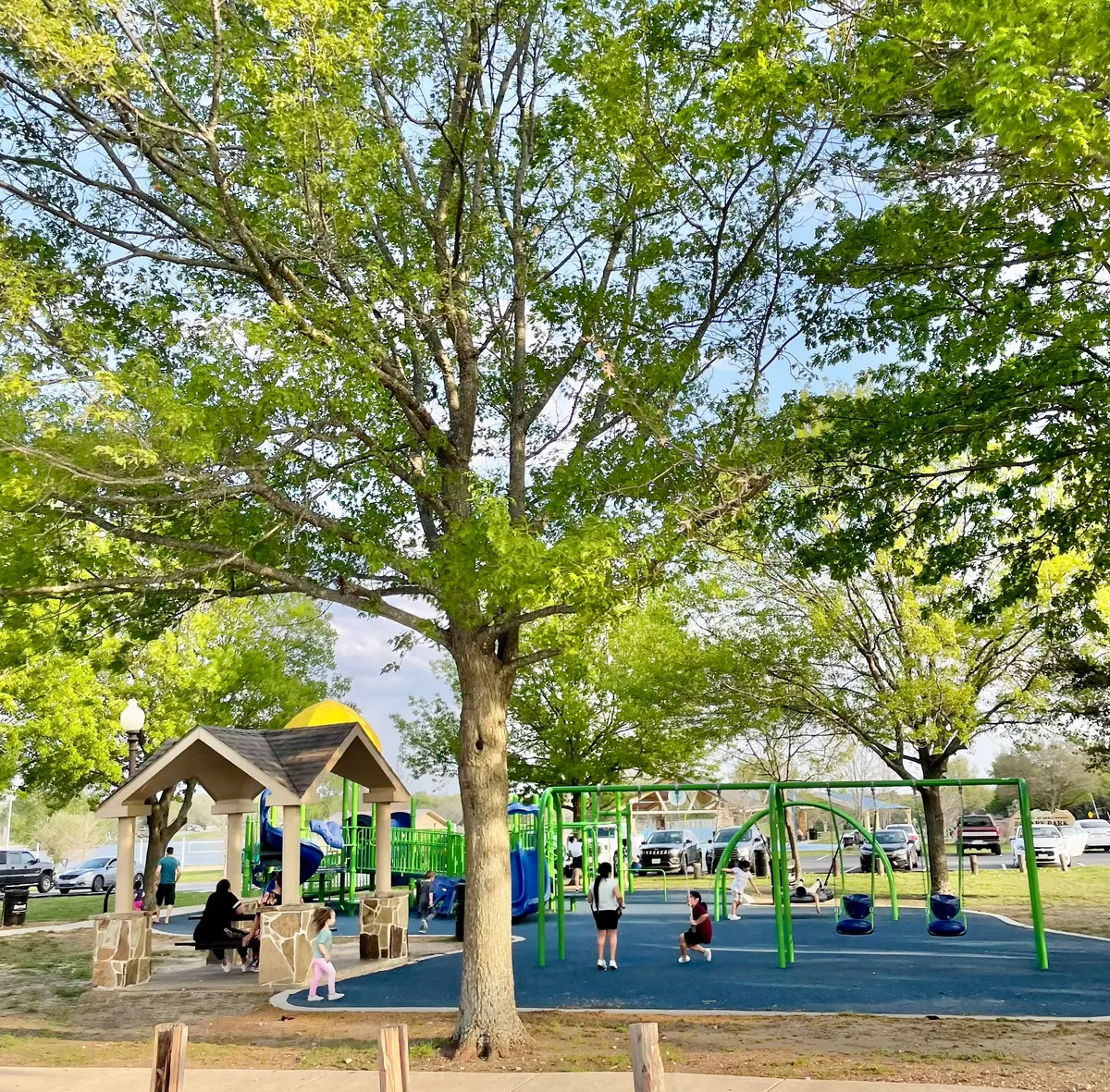 Rotary Park splash pad at Old City Lake — Ennis, TX