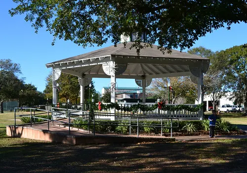 Stevenson Park playground and splash pad — Friendswood, TX