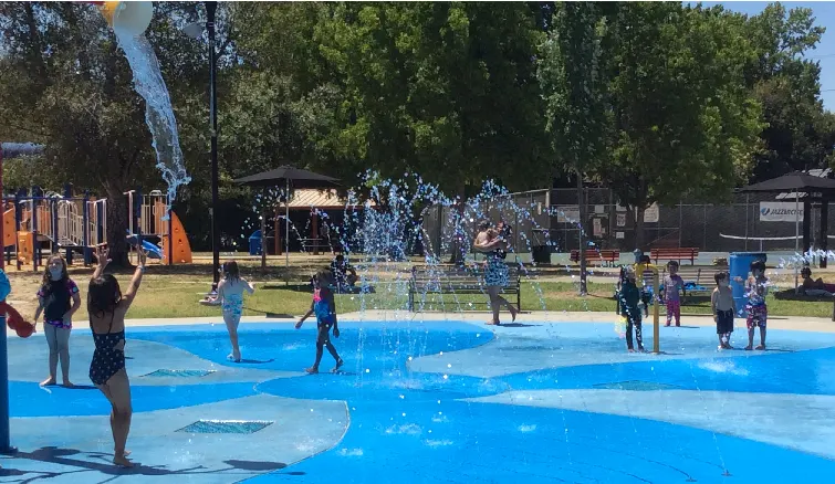Swanston Park splash pad — Sacramento, CA