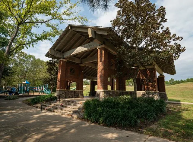 Adventure climbing playground at Terramont Park — The Woodlands, TX