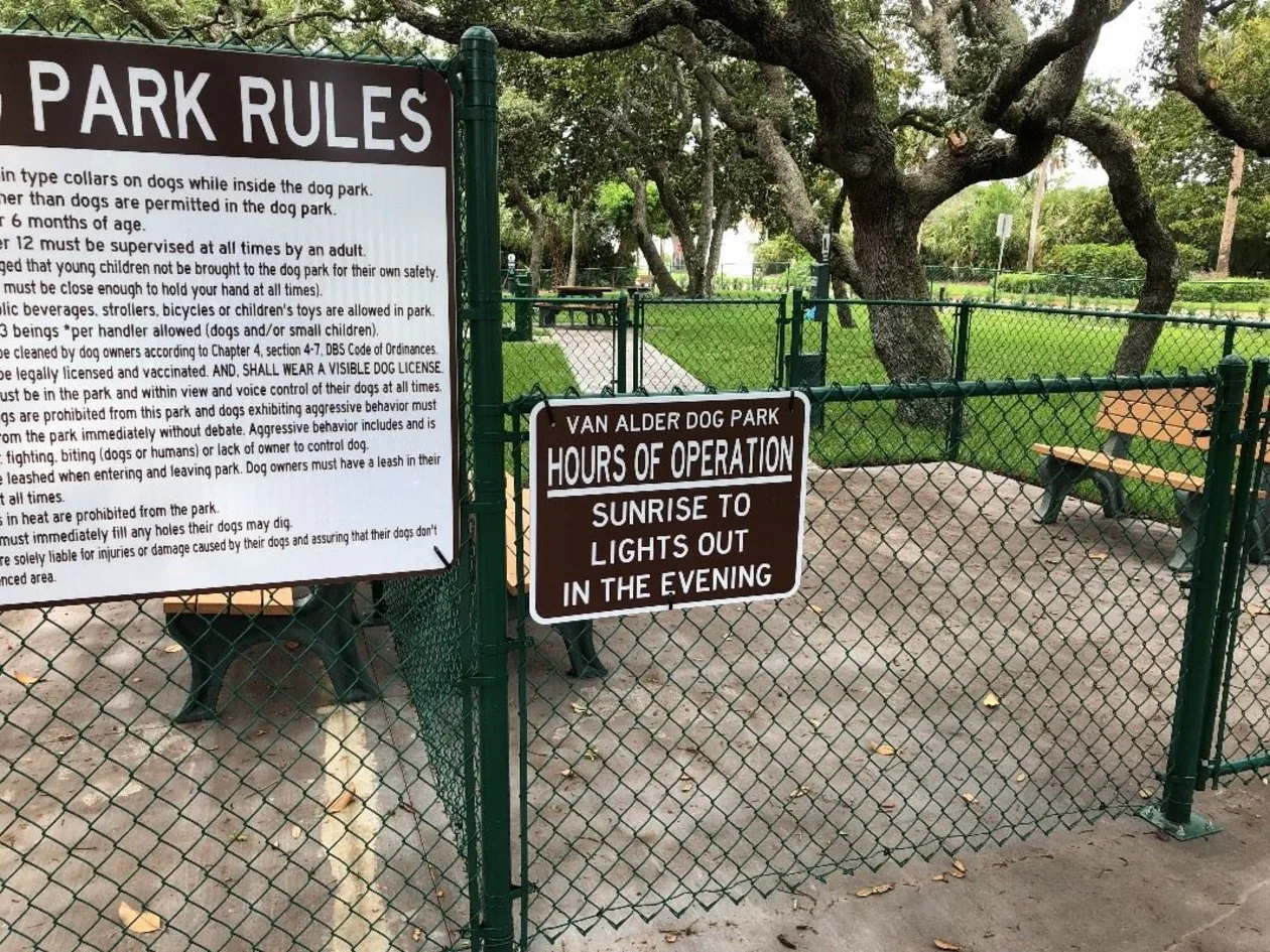 Van Alder Dog Park in Daytona Beach Shores, FL