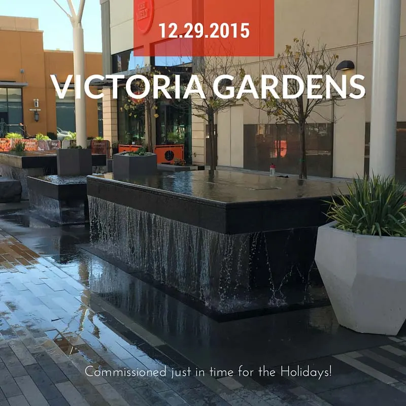 Victoria Gardens Interactive Fountain — Rancho Cucamonga, CA