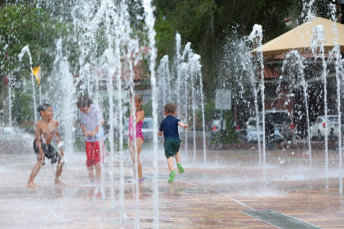 Winter Garden Downtown Interactive Fountain — Winter Park, FL